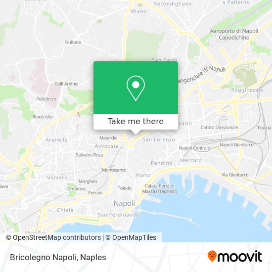 Bricolegno Napoli map