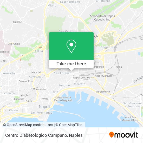 Centro Diabetologico Campano map