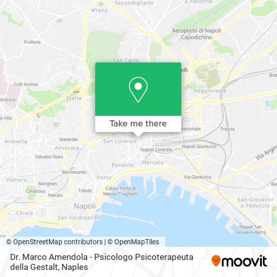 Dr. Marco Amendola - Psicologo Psicoterapeuta della Gestalt map