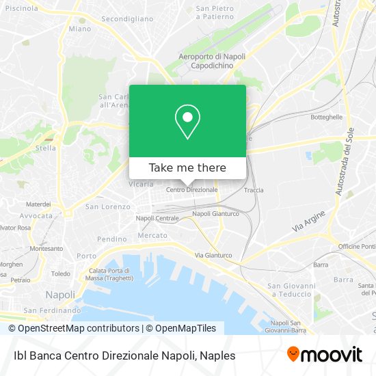 Ibl Banca Centro Direzionale Napoli map