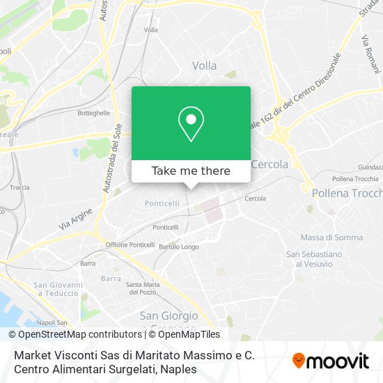 Market Visconti Sas di Maritato Massimo e C. Centro Alimentari Surgelati map