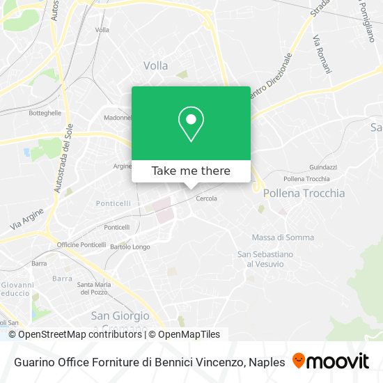 Guarino Office Forniture di Bennici Vincenzo map