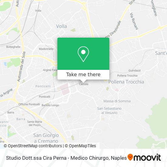 Studio Dott.ssa Cira Perna - Medico Chirurgo map