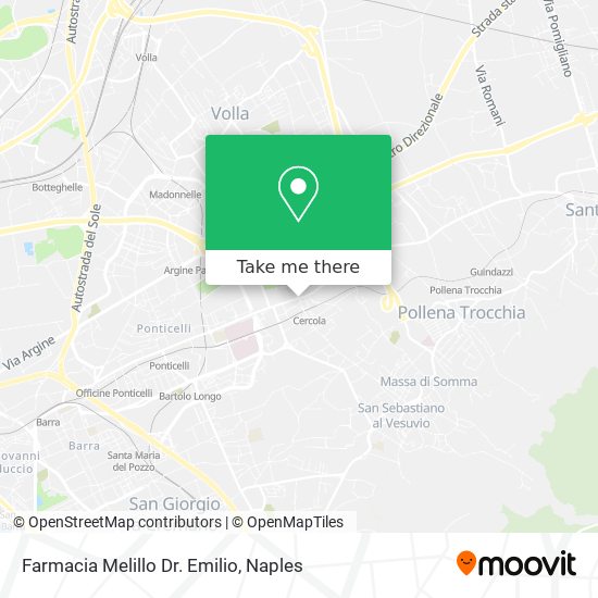 Farmacia Melillo Dr. Emilio map