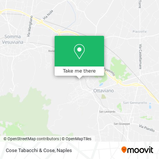 Cose Tabacchi & Cose map