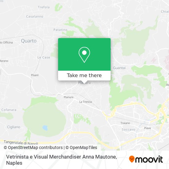 Vetrinista e Visual Merchandiser Anna Mautone map