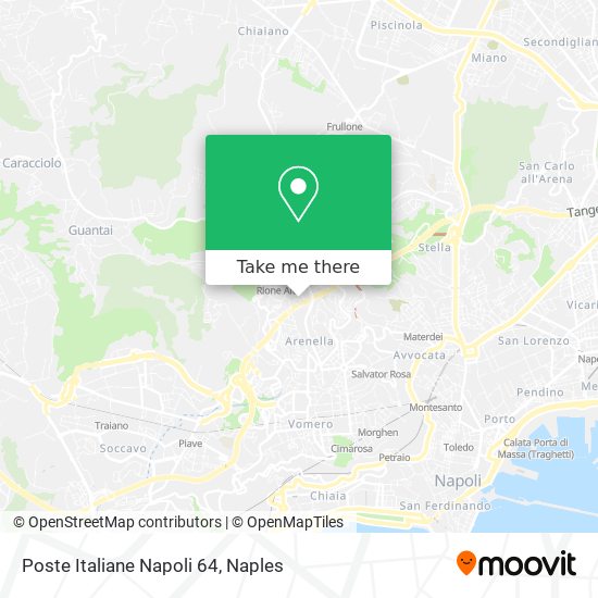 Poste Italiane Napoli 64 map