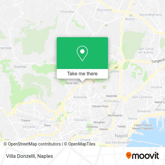 Villa Donzelli map