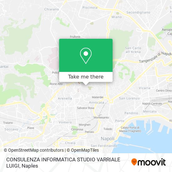 CONSULENZA INFORMATICA STUDIO VARRIALE LUIGI map