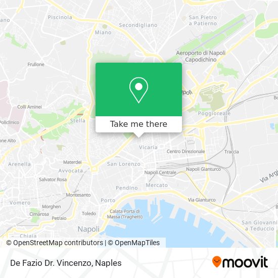 De Fazio Dr. Vincenzo map