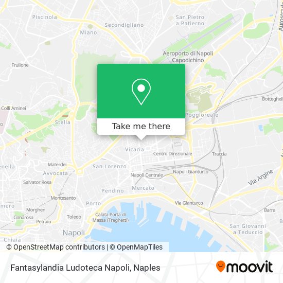 Fantasylandia Ludoteca Napoli map