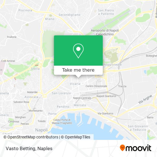 Vasto Betting map