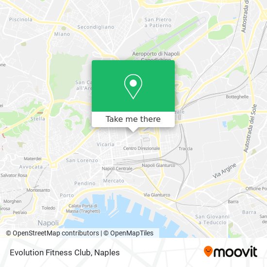 Evolution Fitness Club map