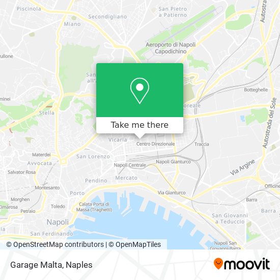 Garage Malta map