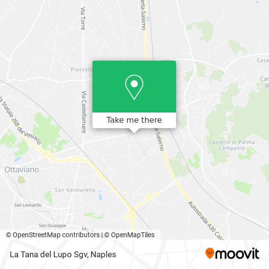 La Tana del Lupo Sgv map