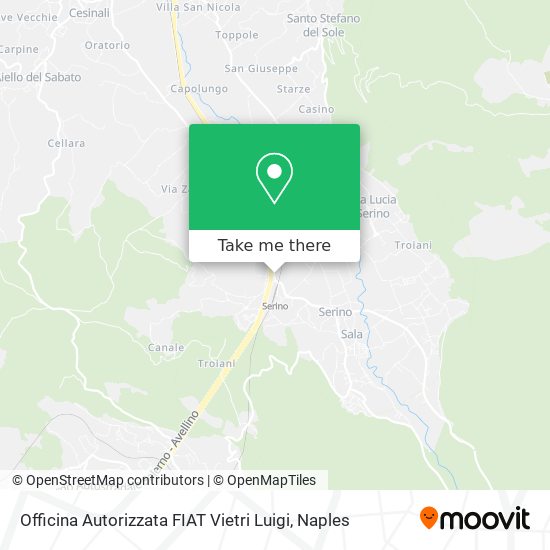 Officina Autorizzata FIAT Vietri Luigi map