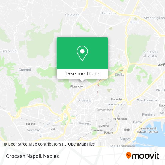 Orocash Napoli map