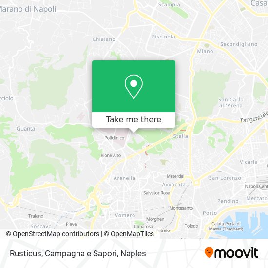 Rusticus, Campagna e Sapori map