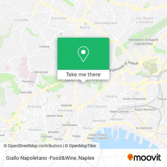 Giallo Napoletano -Food&Wine map