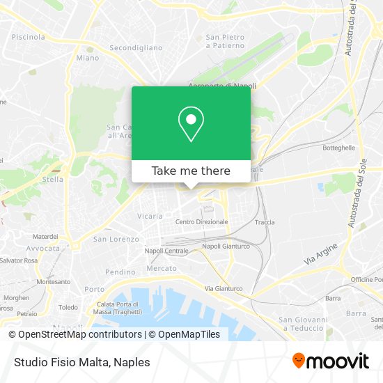 Studio Fisio Malta map