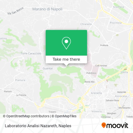Laboratorio Analisi Nazareth map