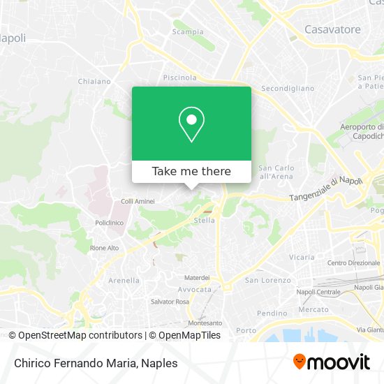 Chirico Fernando Maria map