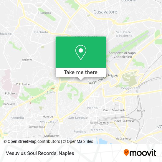 Vesuvius Soul Records map
