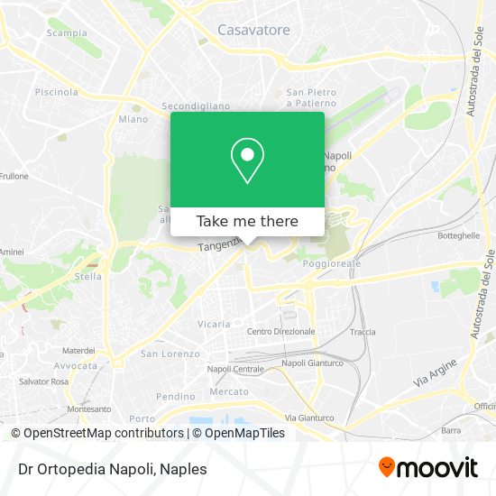 Dr Ortopedia Napoli map