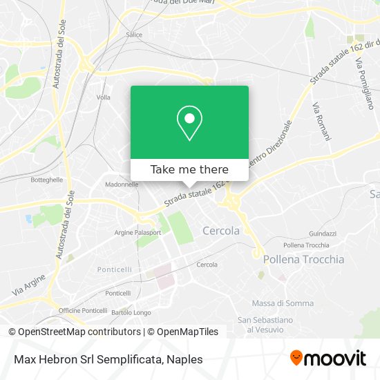 Max Hebron Srl Semplificata map