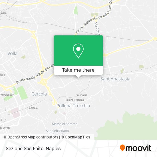 Sezione Sas Faito map