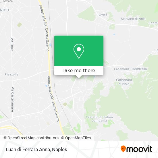 Luan di Ferrara Anna map
