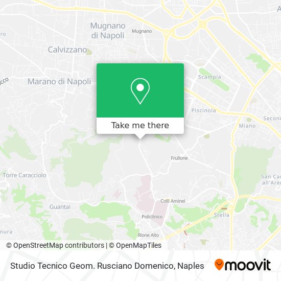 Studio Tecnico Geom. Rusciano Domenico map