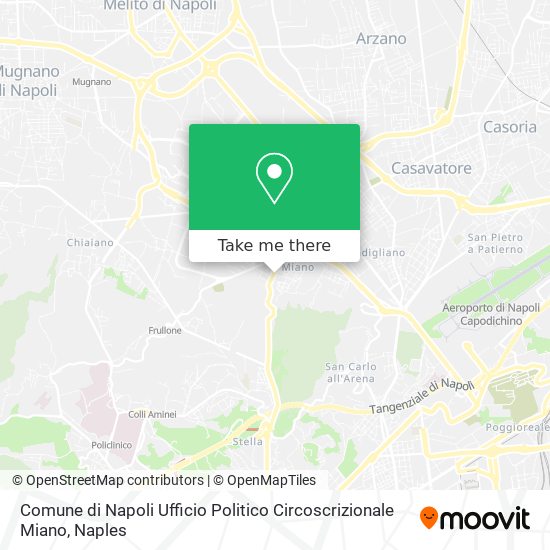 Comune di Napoli Ufficio Politico Circoscrizionale Miano map