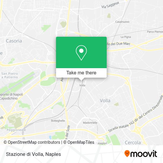 Stazione di Volla map