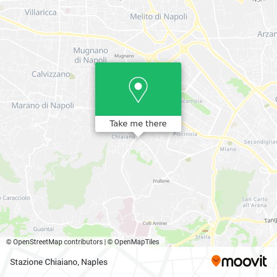 Stazione Chiaiano map