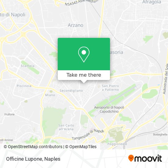 Officine Lupone map