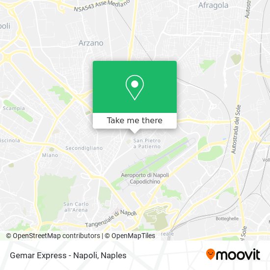 Gemar Express - Napoli map