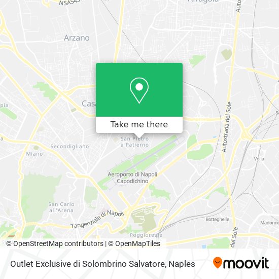 Outlet Exclusive di Solombrino Salvatore map