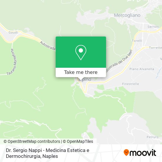 Dr. Sergio Nappi - Medicina Estetica e Dermochirurgia map