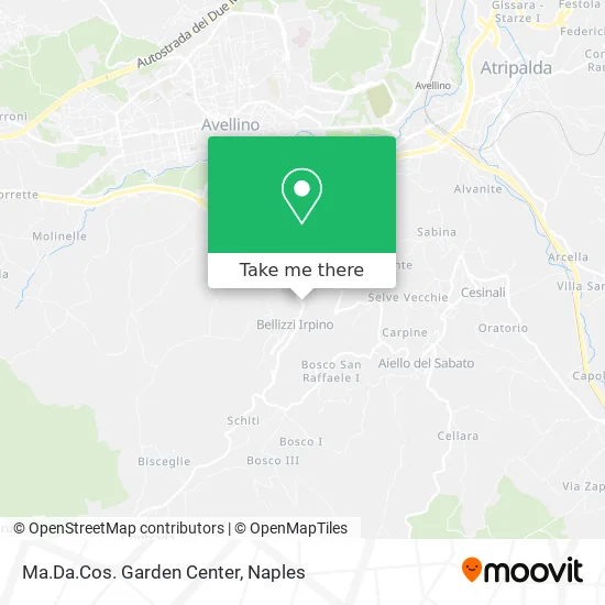Ma.Da.Cos. Garden Center map