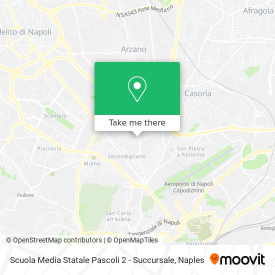 Scuola Media Statale Pascoli 2 - Succursale map