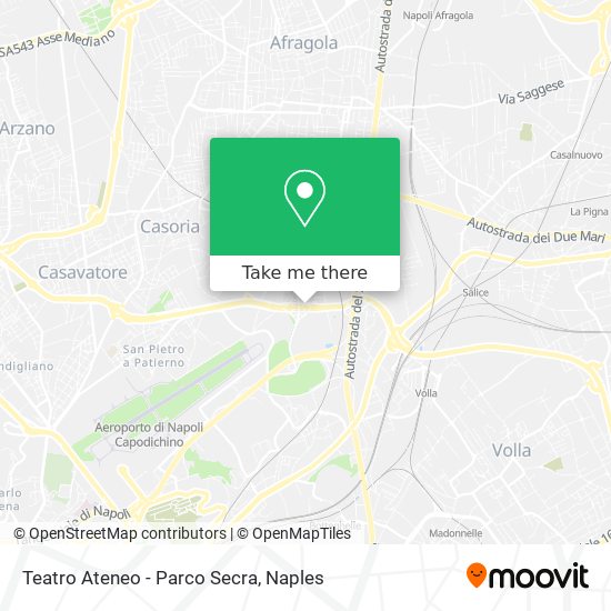 Teatro Ateneo - Parco Secra map