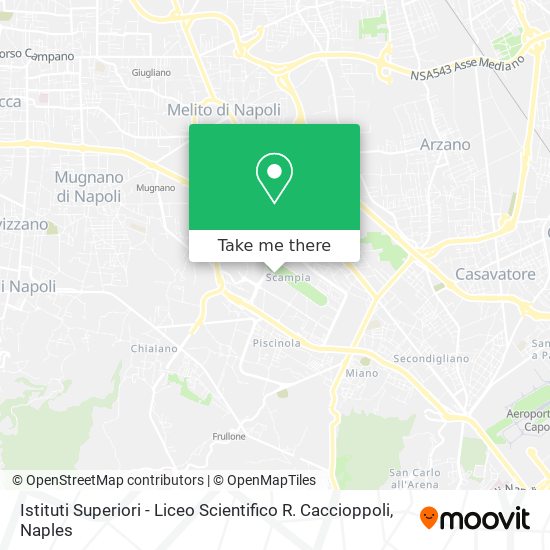 Istituti Superiori - Liceo Scientifico R. Caccioppoli map