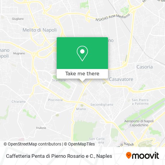 Caffetteria Penta di Pierno Rosario e C. map