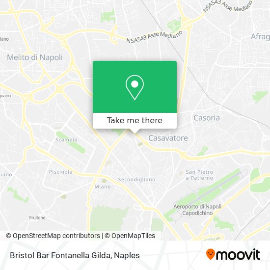 Bristol Bar Fontanella Gilda map