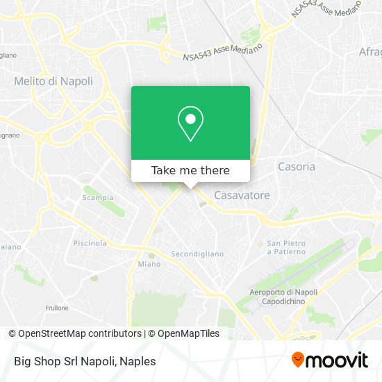 Big Shop Srl Napoli map