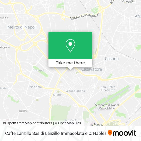 Caffè Lanzillo Sas di Lanzillo Immacolata e C map