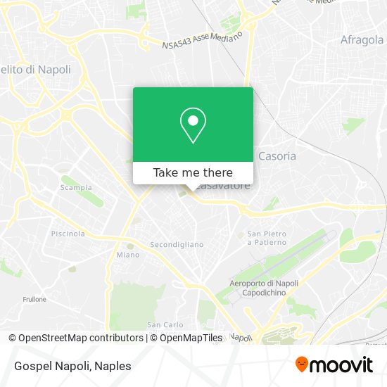 Gospel Napoli map