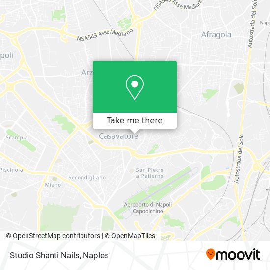 Studio Shanti Nails map