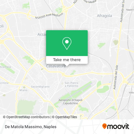 De Matola Massimo map